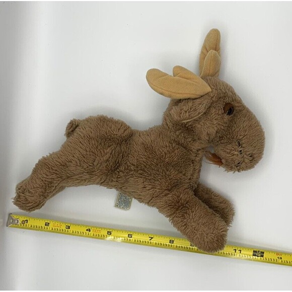 Dakin 1978 Plush Stuffed Moose Vintage Shredded Ground Nutshell Clippings - Picture 10 of 10